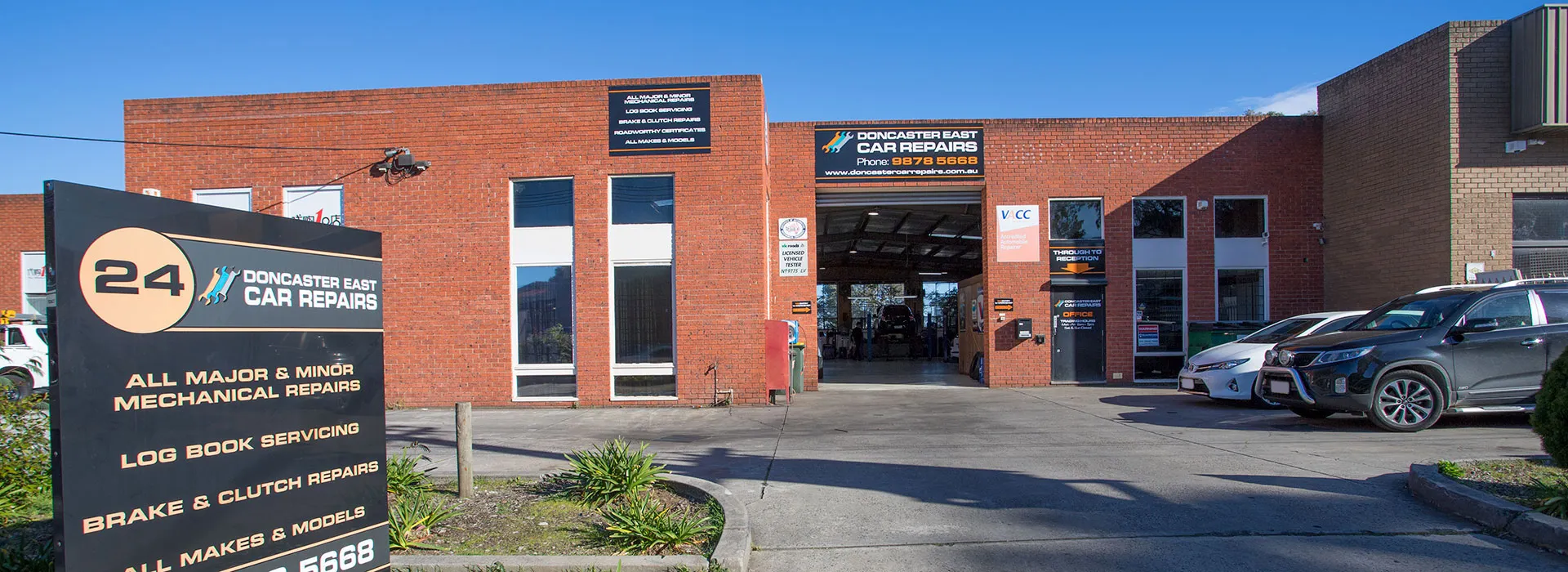 The Doncaster East Car Repairs workshop in Blackburn